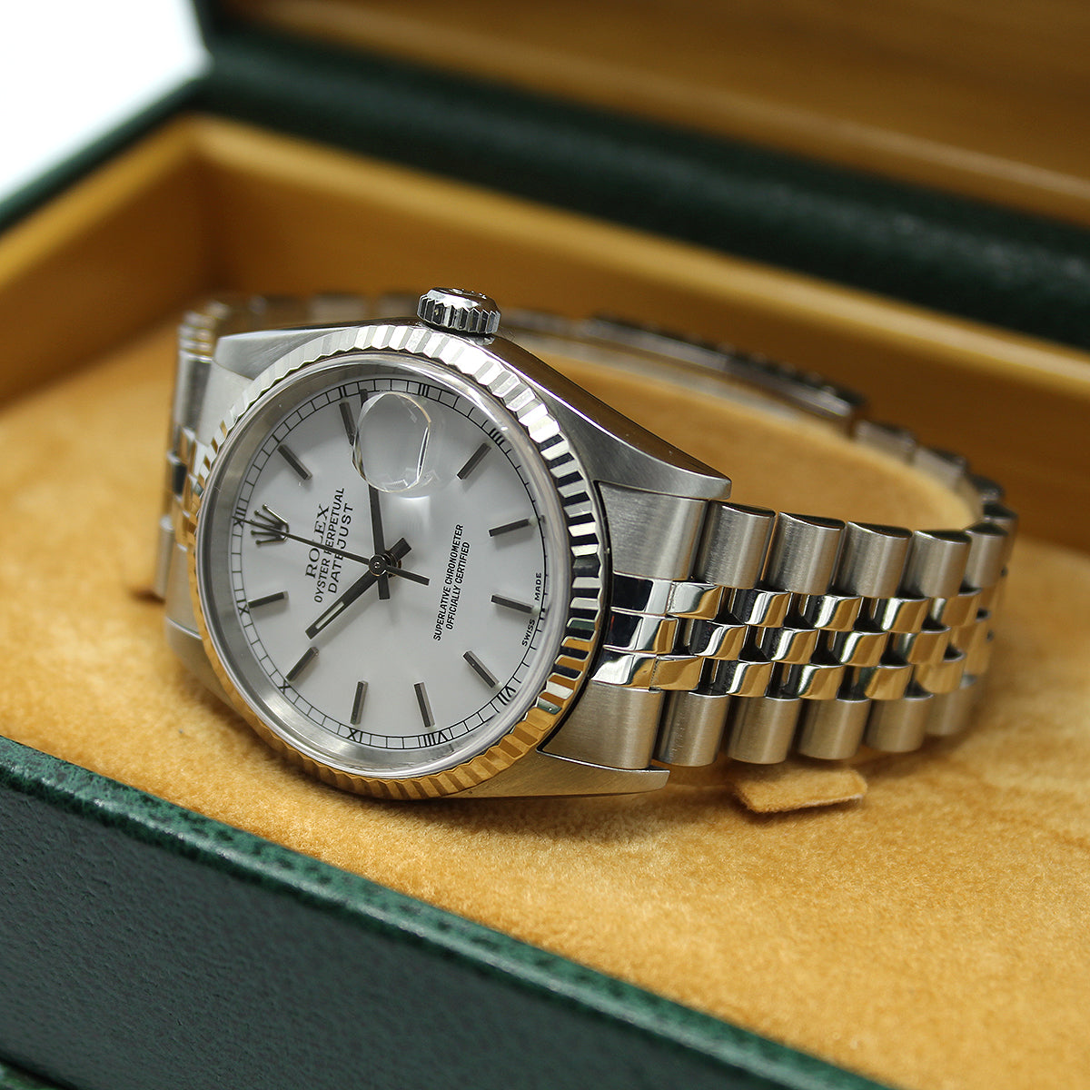 Datejust 36 16234 (White Baton Dial)