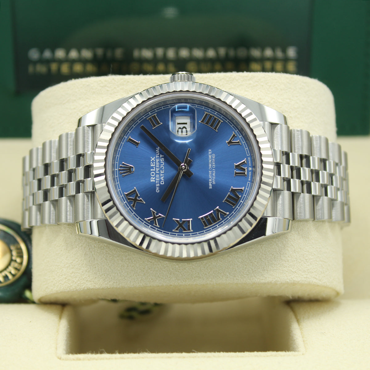 Datejust 41 126334 (Azzurro Blue-Jubilee Bracelet)