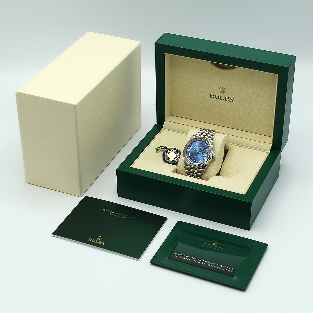 Datejust 41 126334 (Azzurro Blue-Jubilee Bracelet)