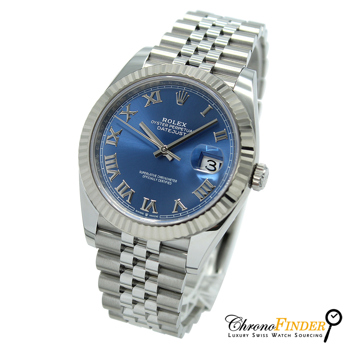 Datejust 41 126334 (Azzurro Blue-Jubilee Bracelet)