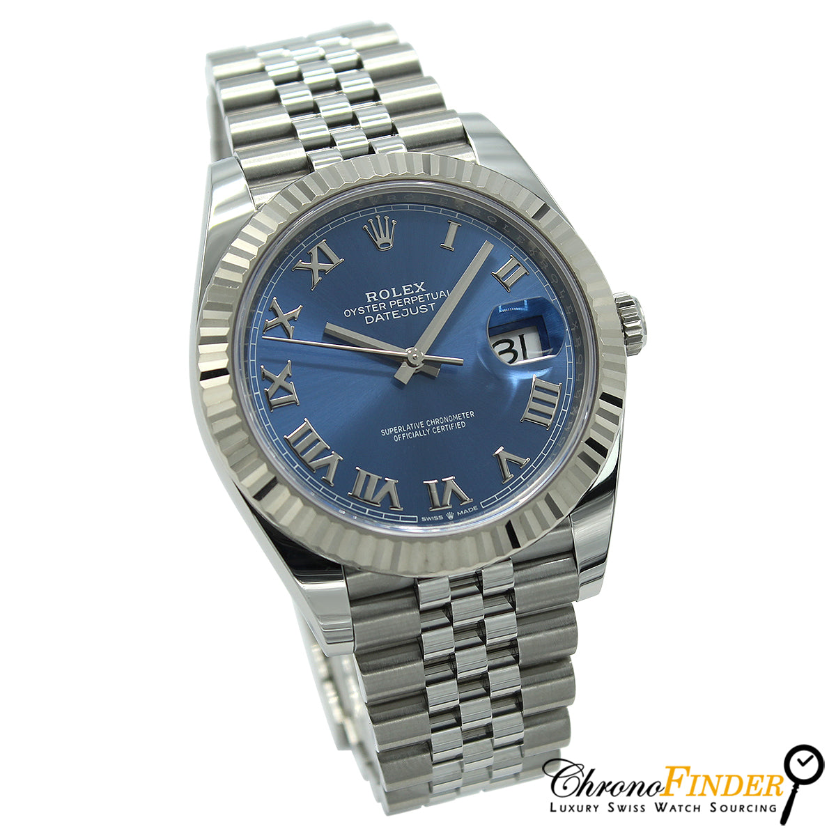 Datejust 41 126334 (Azzurro Blue-Jubilee Bracelet)