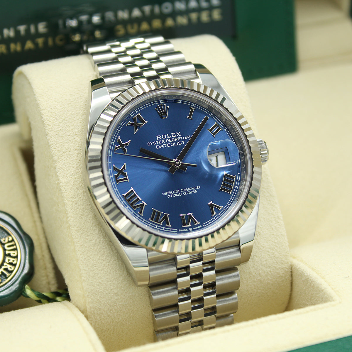 Datejust 41 126334 (Azzurro Blue-Jubilee Bracelet)