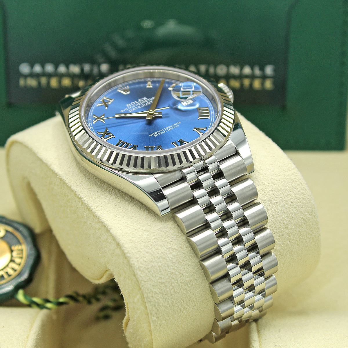 Datejust blue dial 41 sale