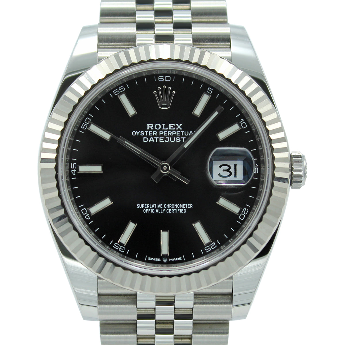 Datejust 41 126334 (Black Baton Dial)