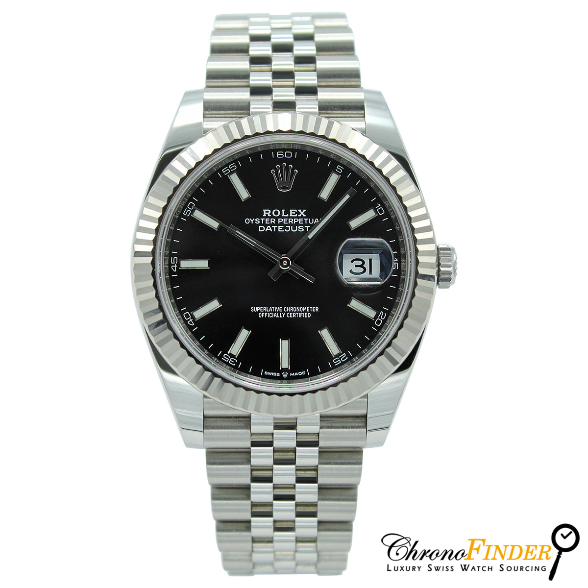 Datejust 41 126334 (Black Baton Dial)