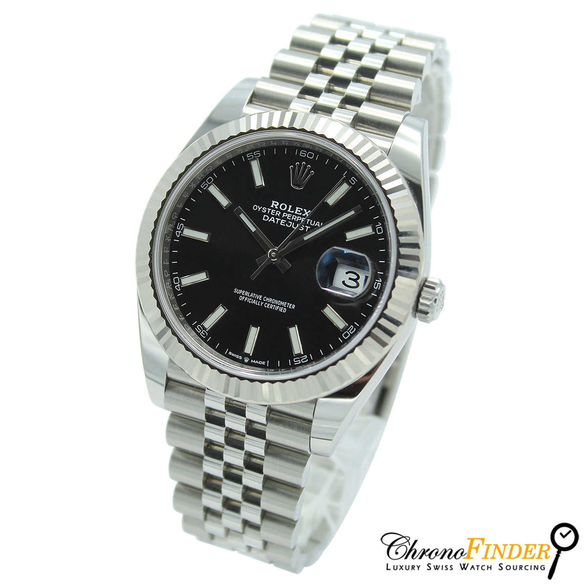 Datejust 41 126334 (Black Baton Dial)