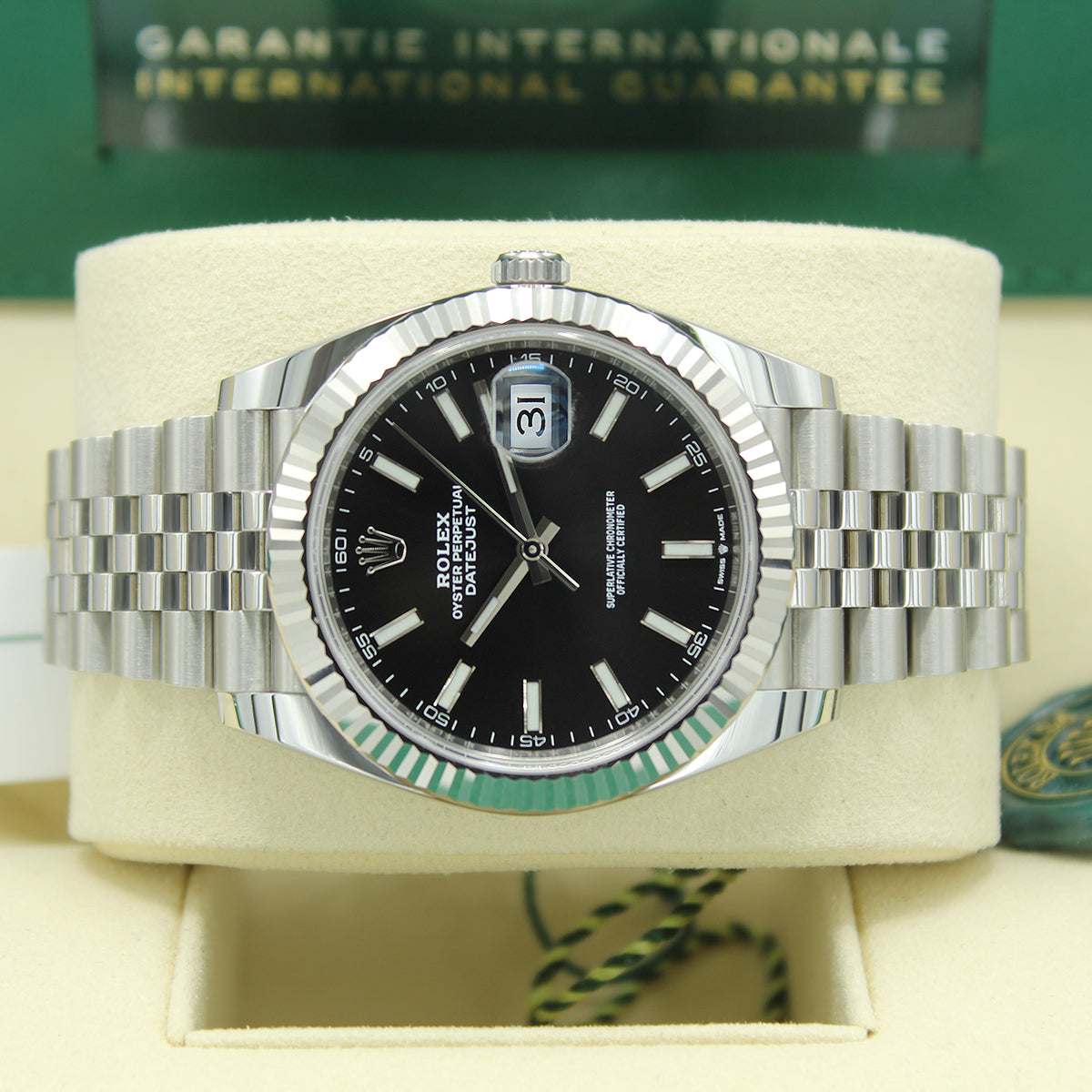 Datejust 41 126334 (Black Baton Dial)