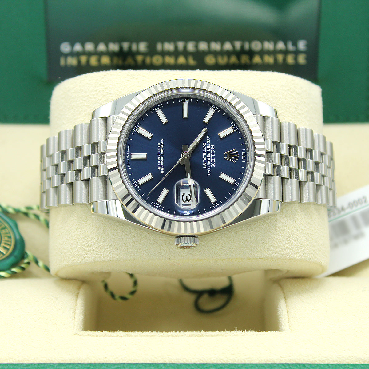 Datejust 41 126334 (Jubilee Bracelet / Navy Baton Dial)