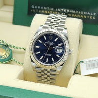 Datejust 41 126334 (Jubilee Bracelet / Navy Baton Dial)