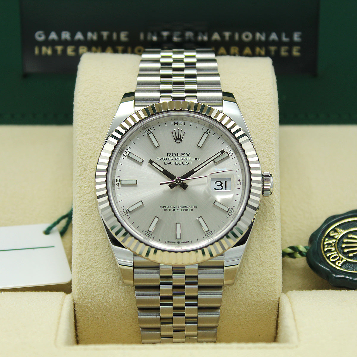 Datejust 41 126334 (Silver Baton Dial)