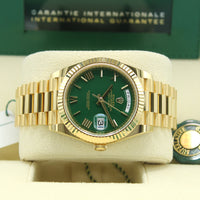 Day-Date 40 228238 (Green Roman Numeral Dial)