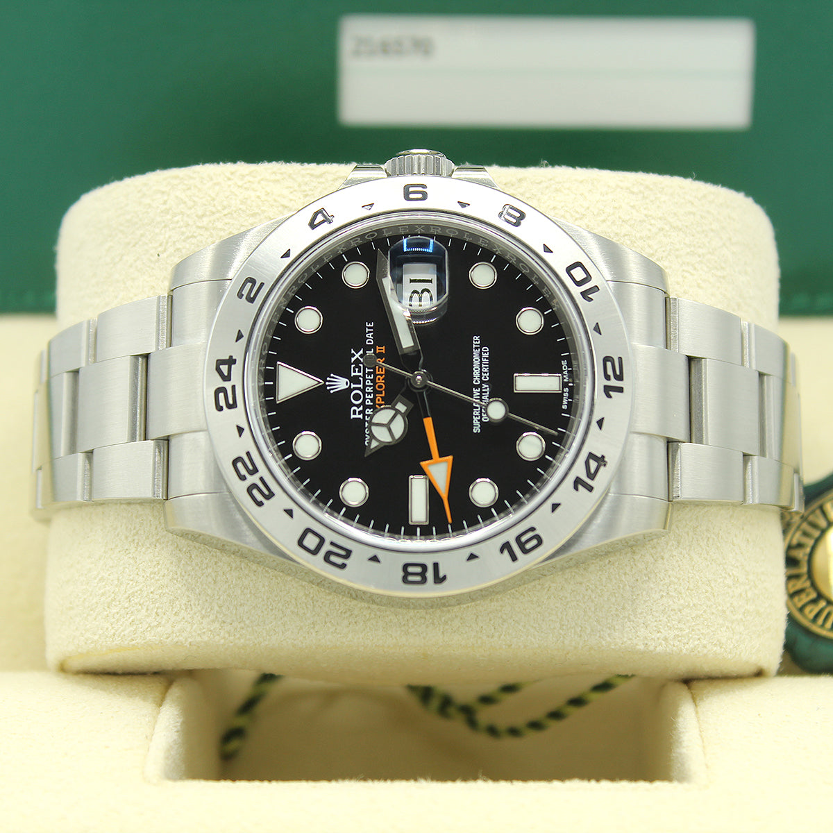 Rolex Explorer II 216570 Black Dial 42mm Stainless Steel Watch Chronofinder Chronofinder Ltd