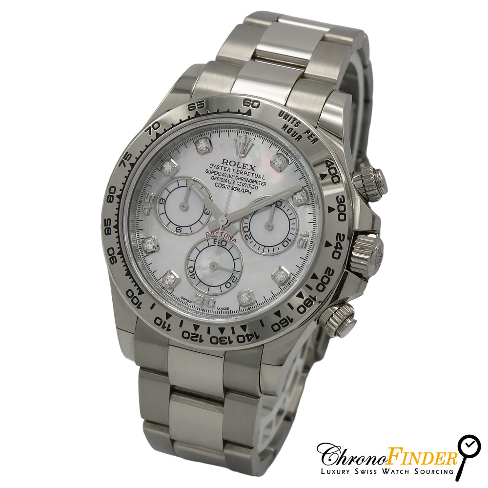 Cosmograph Daytona 116509 (Mother Of Pearl Diamond Dial)