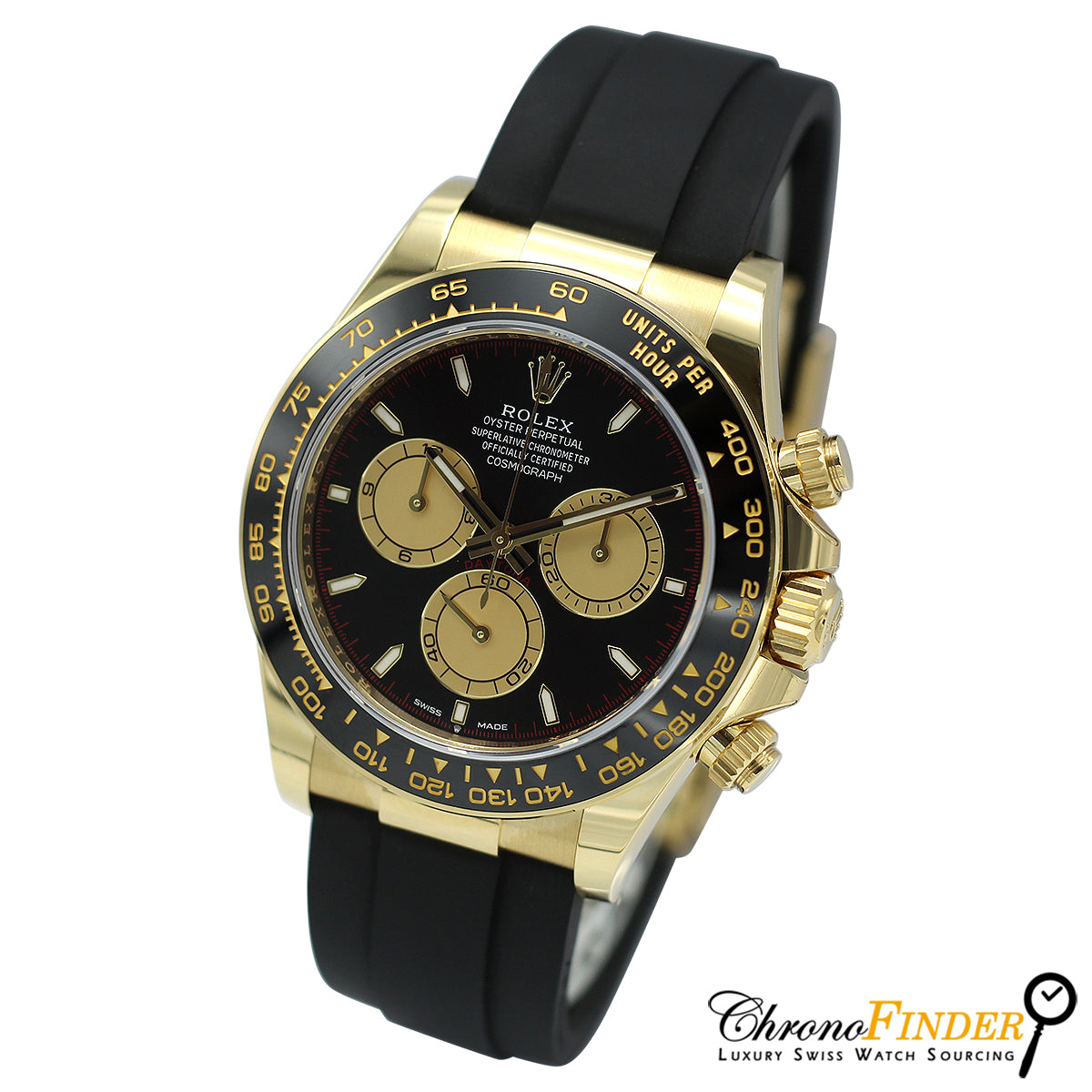 Rolex Daytona 116508 Tahitian Mother of Pearl Dial with Diamond Markers in Yellow Gold