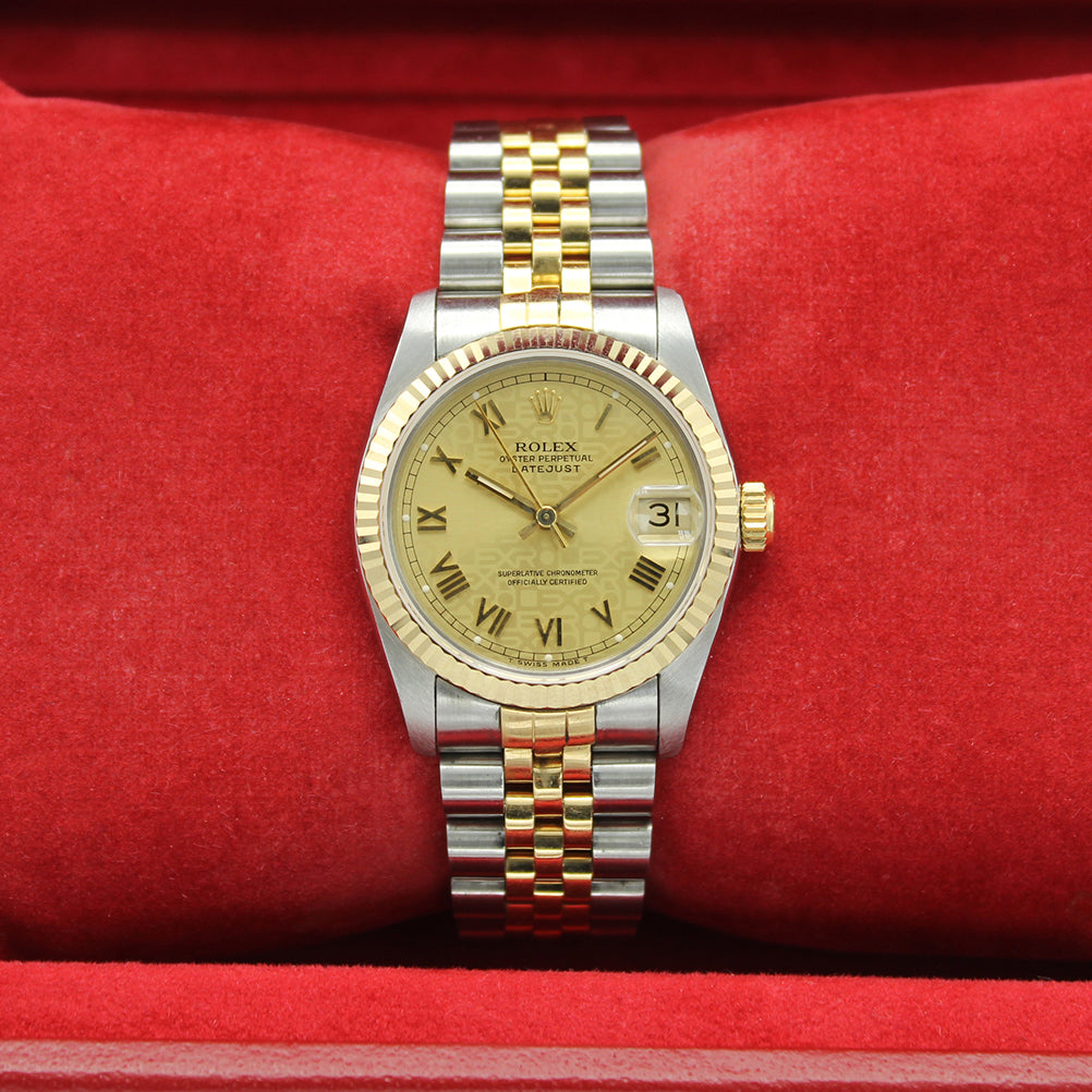 Datejust 31mm Midi 68273 (Champagne Jubilee Roman Numeral Dial)