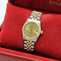 Datejust 31mm Midi 68273 (Champagne Diamond Dial)