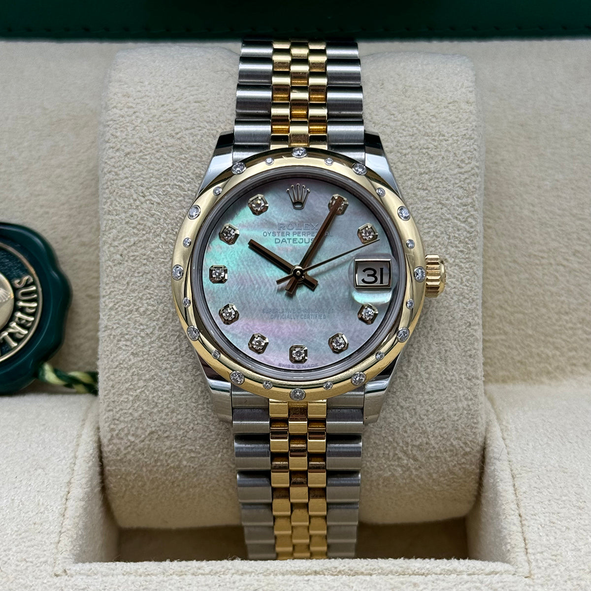 Datejust 31 Midi 278343RBR (Tahitian Mother Of Pearl Diamond Dial)