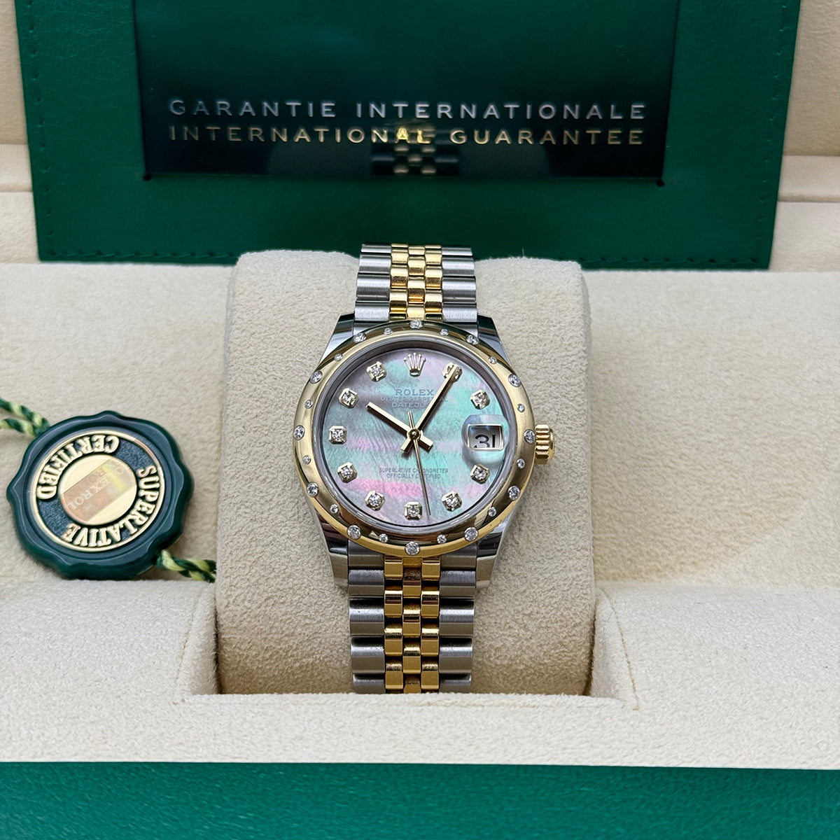 Datejust 31 Midi 278343RBR (Tahitian Mother Of Pearl Diamond Dial)