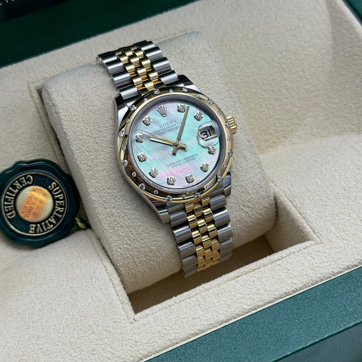 Datejust 31 Midi 278343RBR (Tahitian Mother Of Pearl Diamond Dial)