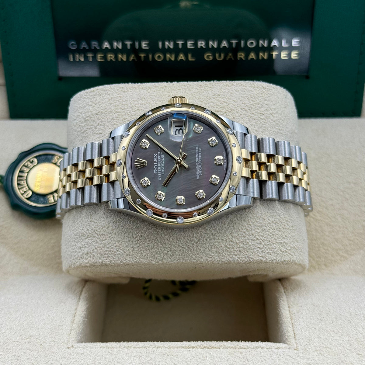 Datejust 31 Midi 278343RBR (Tahitian Mother Of Pearl Diamond Dial)