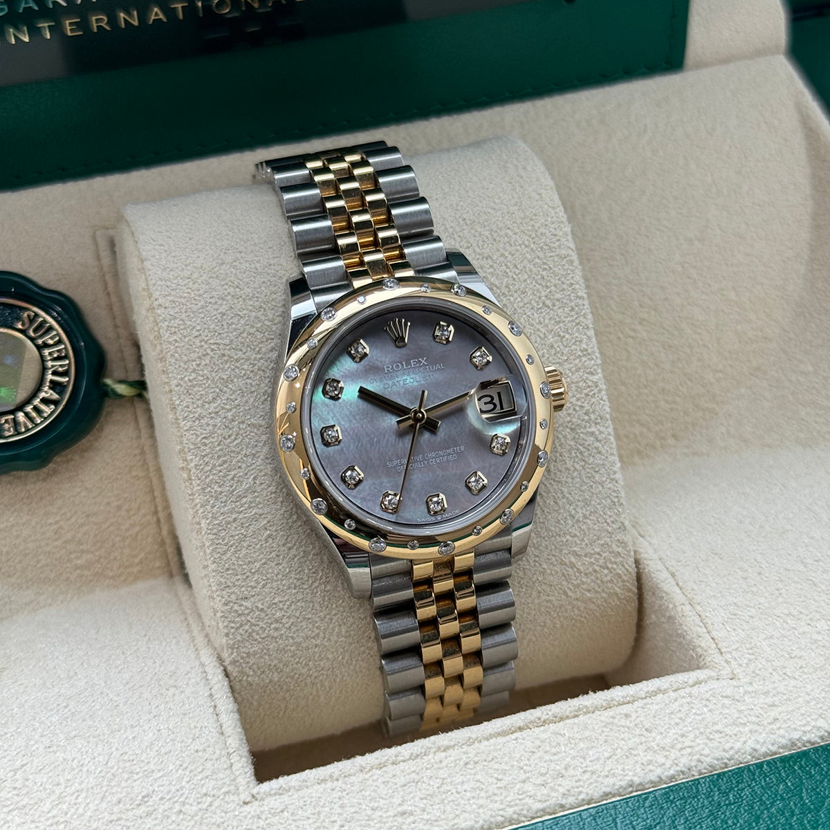 Datejust 31 Midi 278343RBR (Tahitian Mother Of Pearl Diamond Dial)