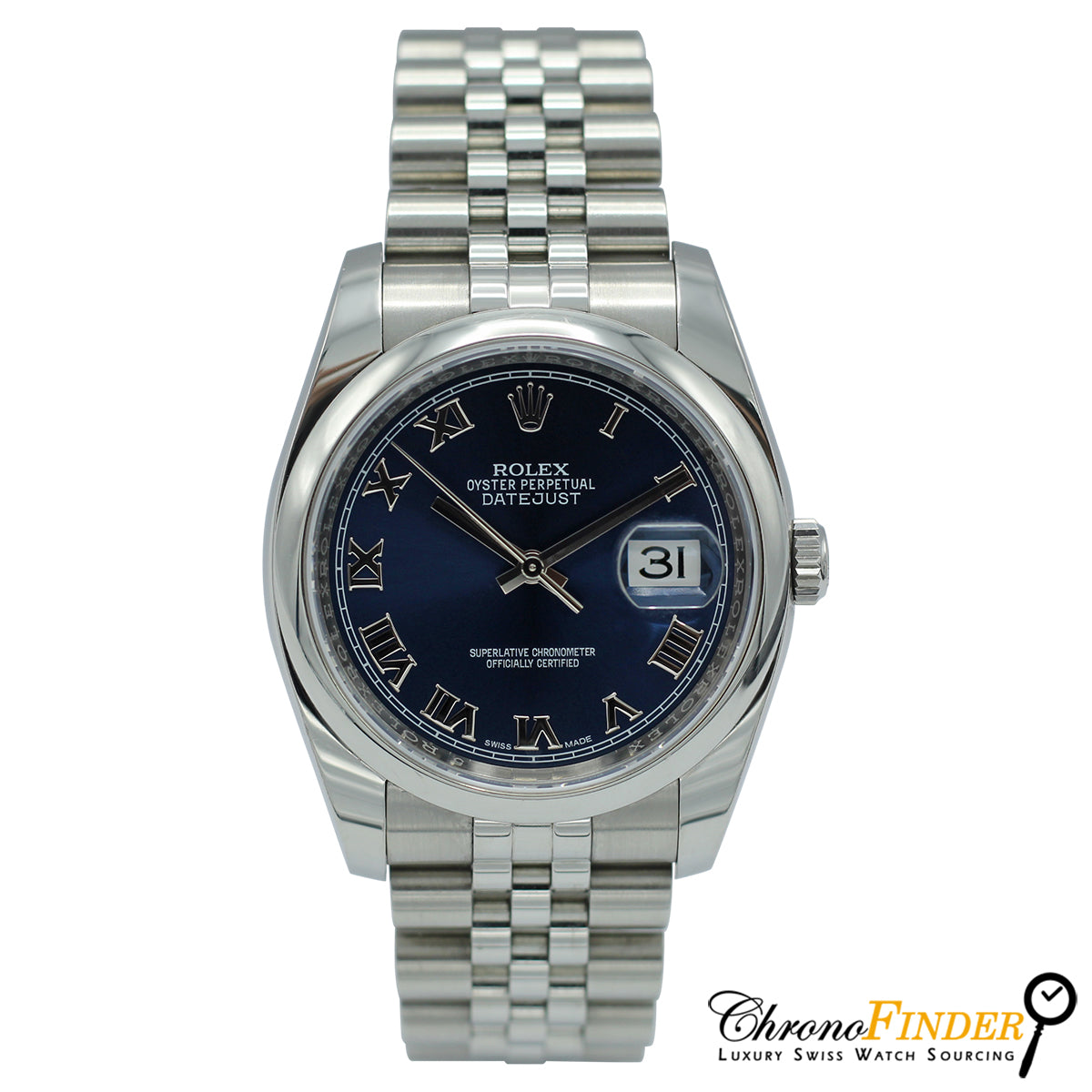 Datejust 36 116200 (Navy Blue Roman Dial)