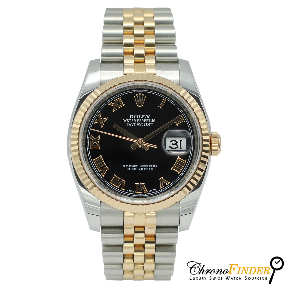 Datejust 36 116231 (Black Roman Numeral Dial)