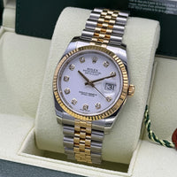 Datejust 36 116233 (White Diamond Dial)