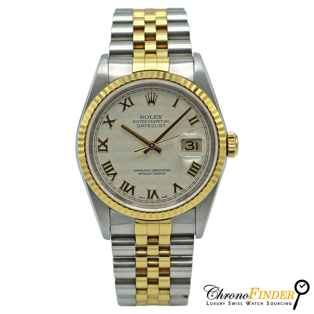 Datejust 36 16233 (Ivory Pyramid Dial)