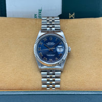 Datejust 36 16234 (Navy Blue Roman Numeral Dial)