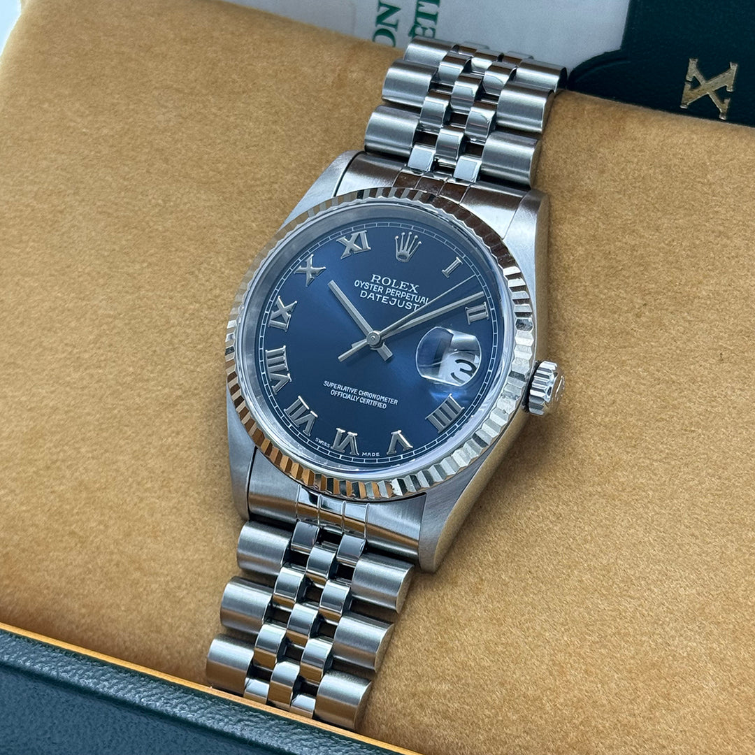 Datejust 36 16234 (Navy Blue Roman Numeral Dial)