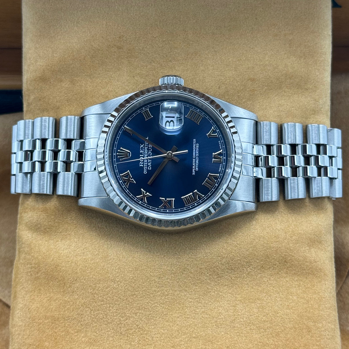 Datejust 36 16234 (Navy Blue Roman Numeral Dial)