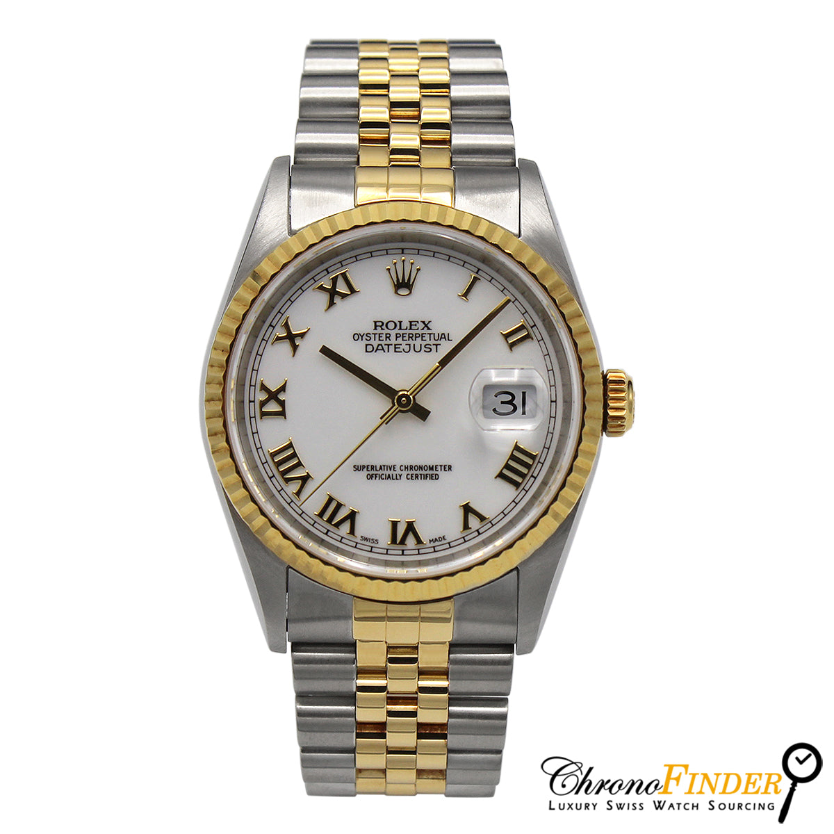 Datejust 36 16233 (White Roman Numeral)