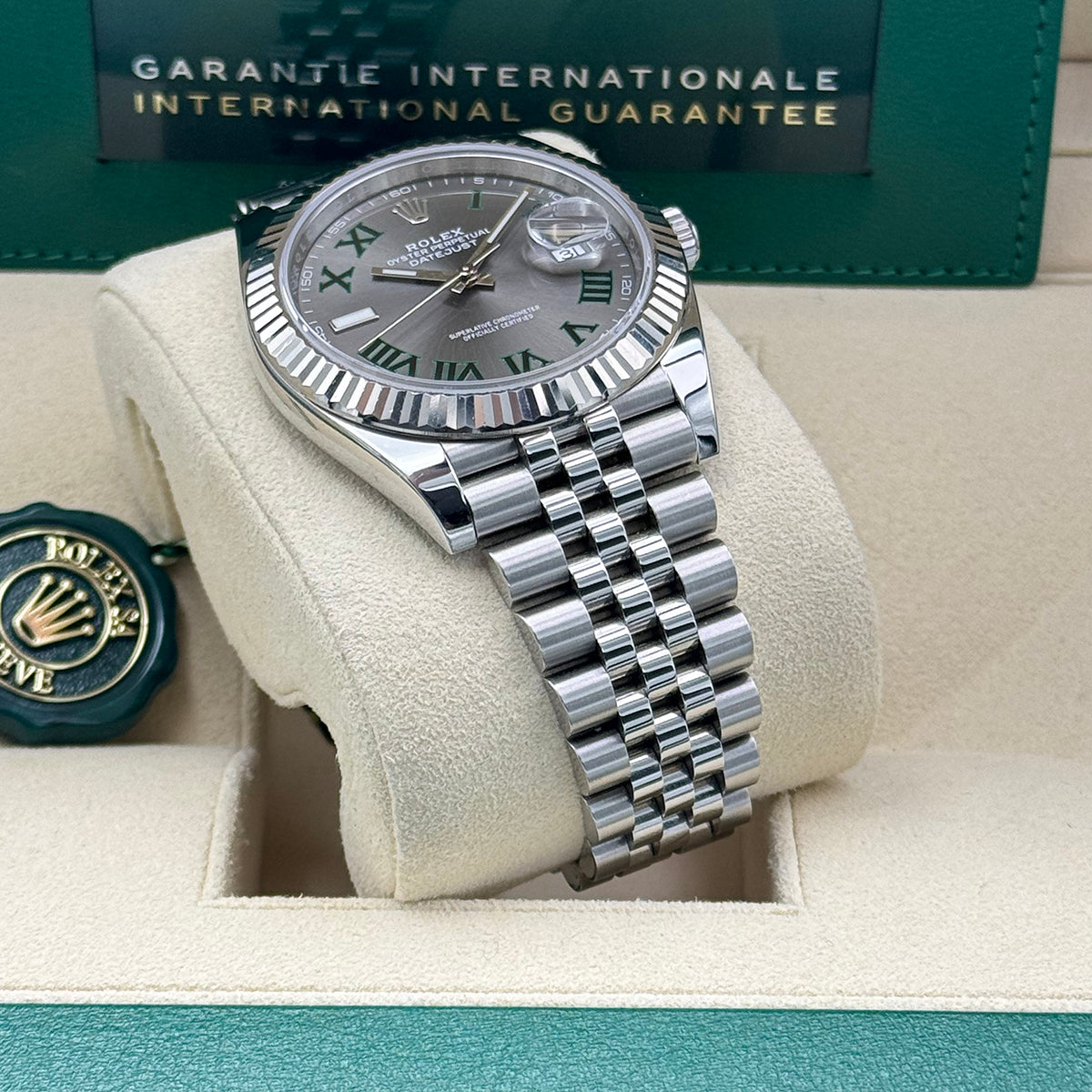 Datejust 41 126334 (Wimbledon Dial-Jubilee Bracelet)