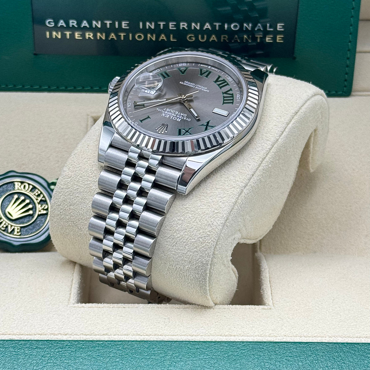 Datejust 41 126334 (Wimbledon Dial-Jubilee Bracelet)