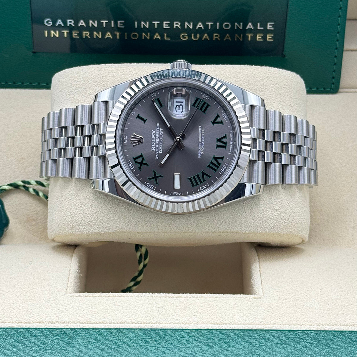 Datejust 41 126334 (Wimbledon Dial-Jubilee Bracelet)