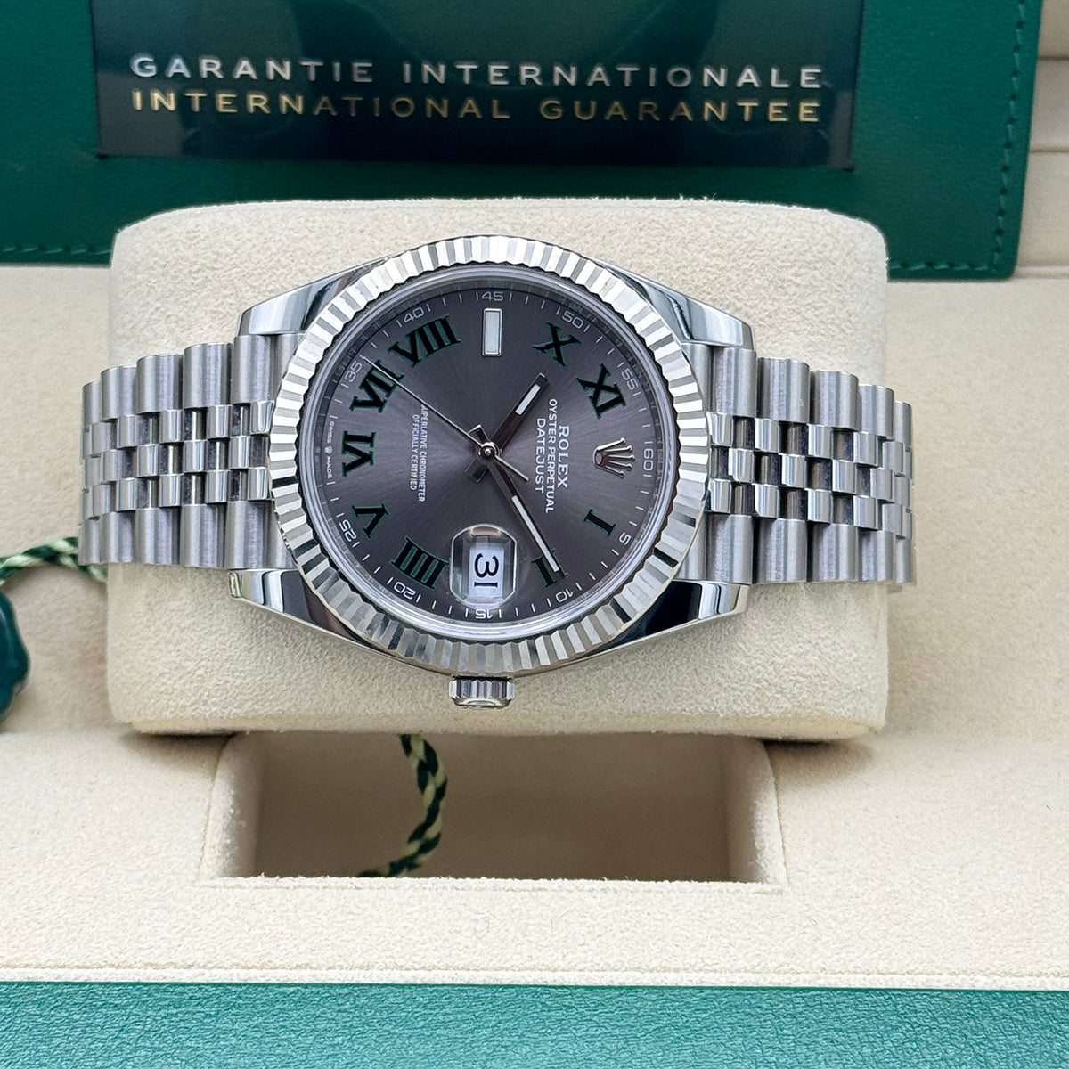 Datejust 41 126334 (Wimbledon Dial-Jubilee Bracelet)