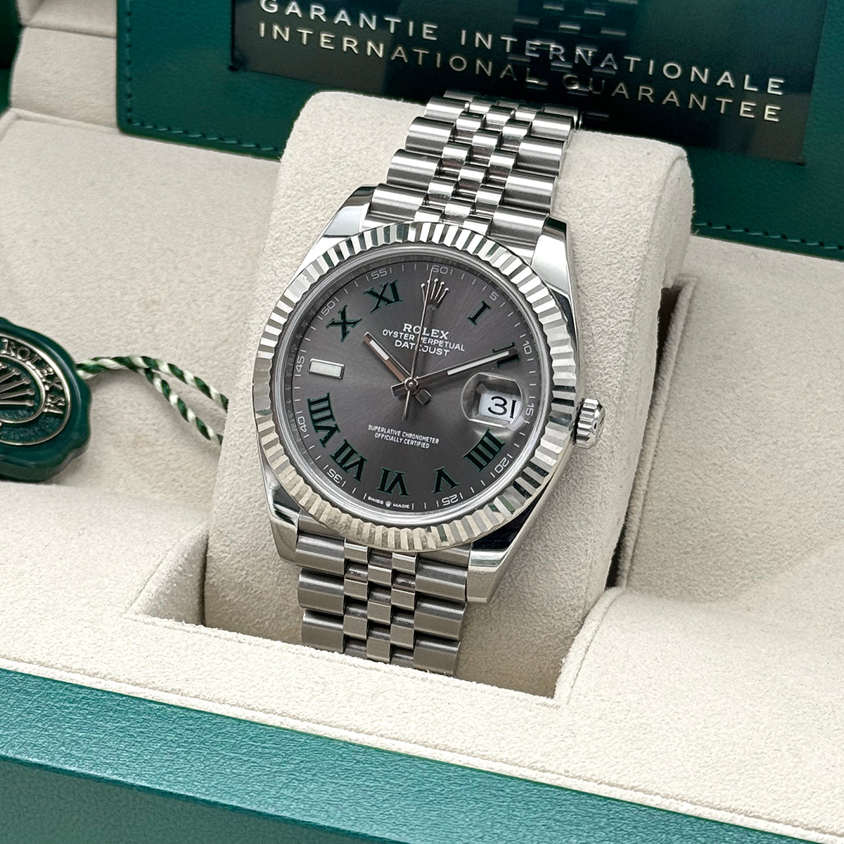 Datejust 41 126334 (Wimbledon Dial-Jubilee Bracelet)