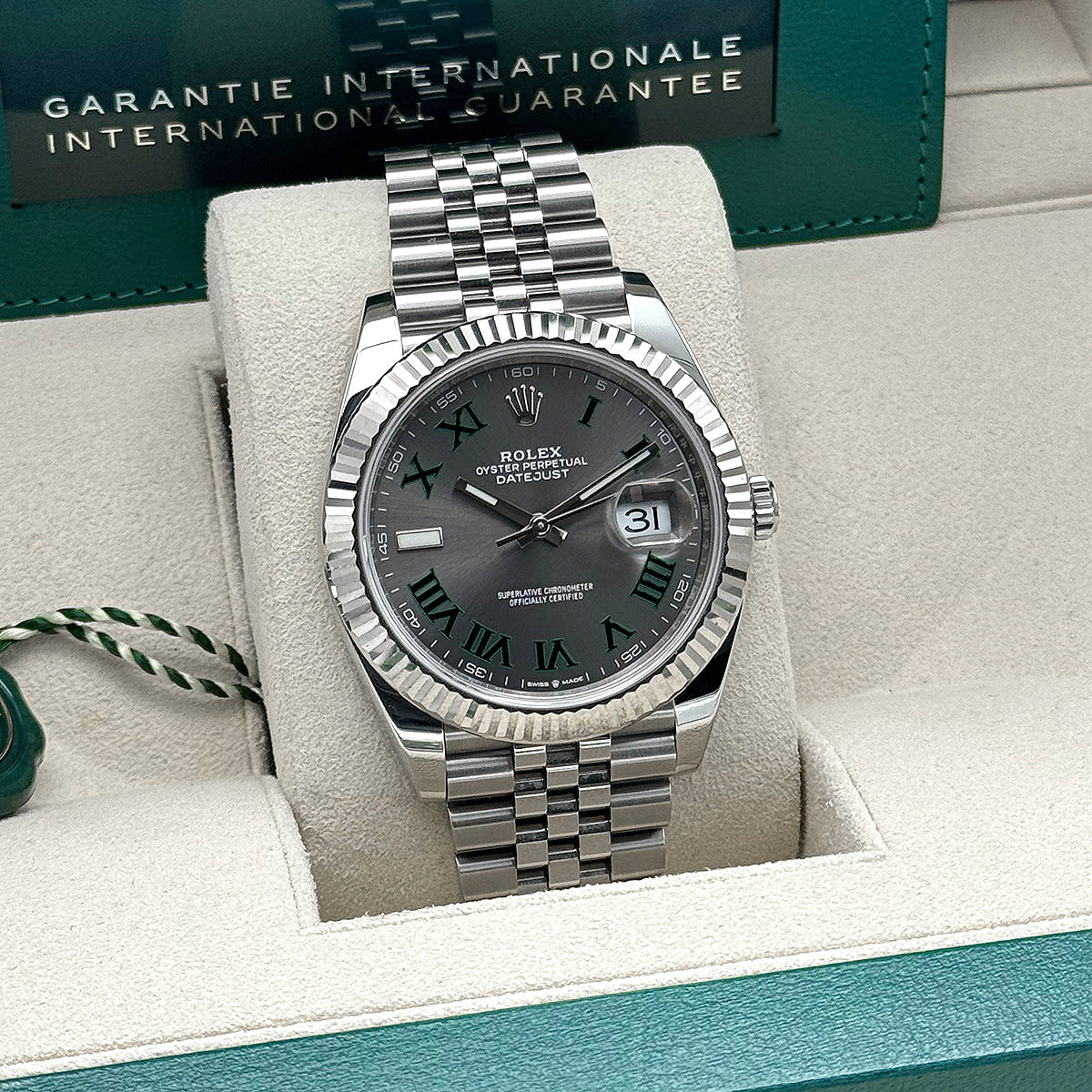 Datejust 41 126334 (Wimbledon Dial-Jubilee Bracelet)