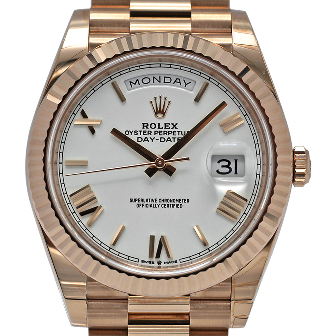 Day-Date 40 228235 (White Roman Numeral Dial)