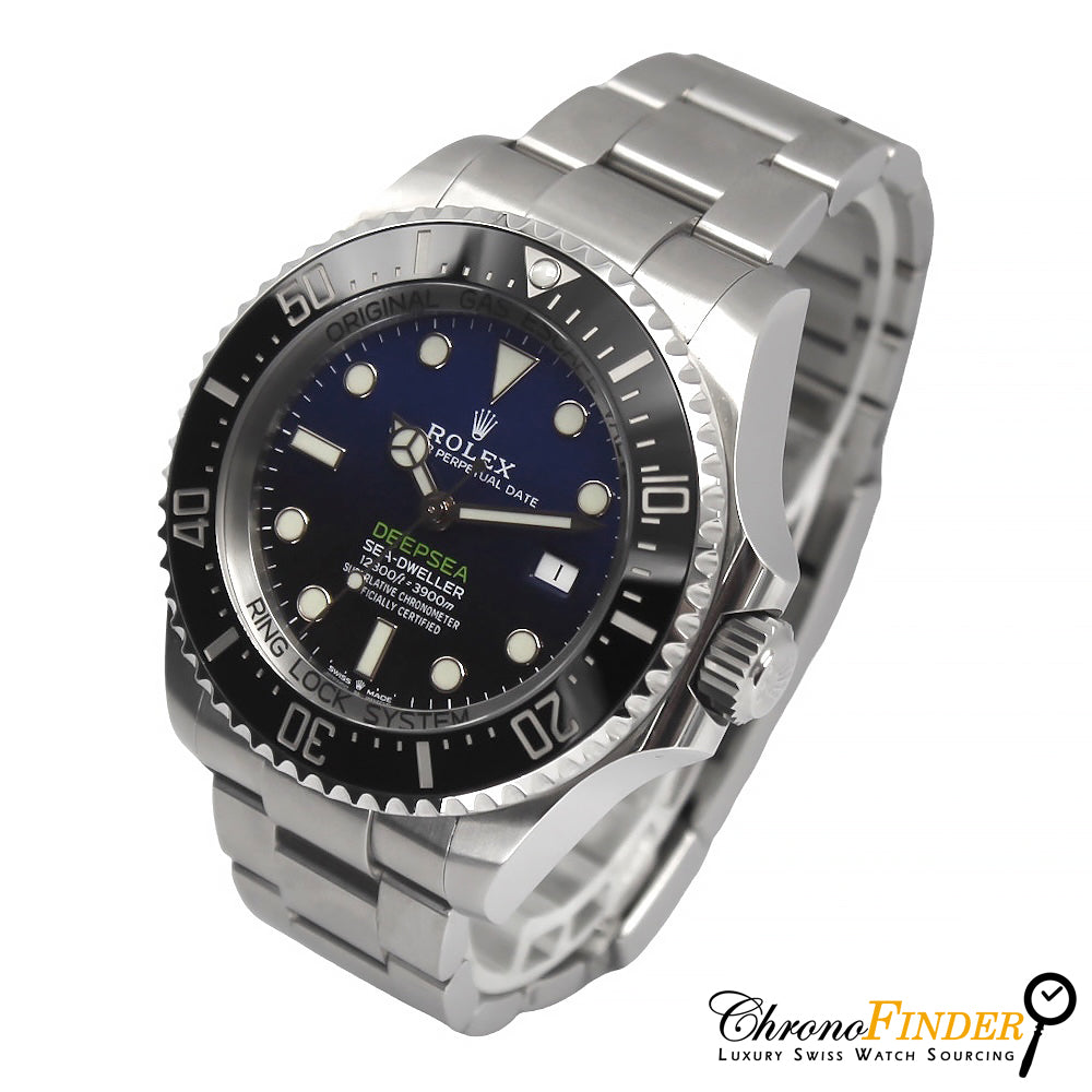 Rolex Deepsea Sea-Dweller 126660 D-Blue James Cameron with a side view