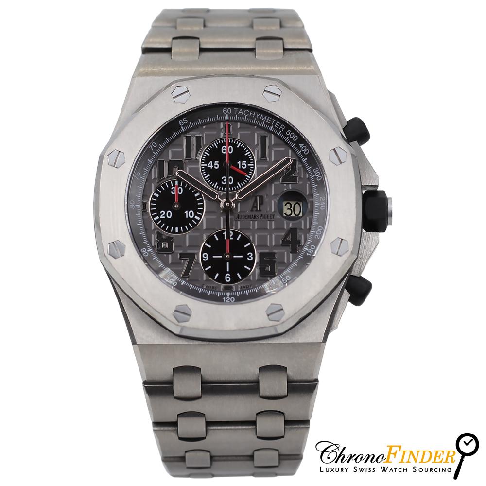 Audemars Piguet Royal Oak Offshore 26170TI Side View of Titanium Case and Bezel