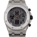 Audemars Piguet Royal Oak Offshore 26170TI Titanium Watch with Grey Dial and Rubber Strap