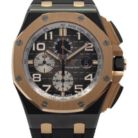 Audemars Piguet Royal Oak Offshore 26405NR in Black Ceramic with Rose Gold Accents