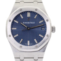 Audemars Piguet Royal Oak Selfwinding 15500ST with Blue Dial and Integrated Steel Bracelet