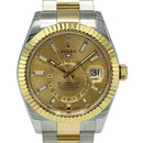 Rolex Sky-Dweller 326933 with a champagne dial and yellow gold case