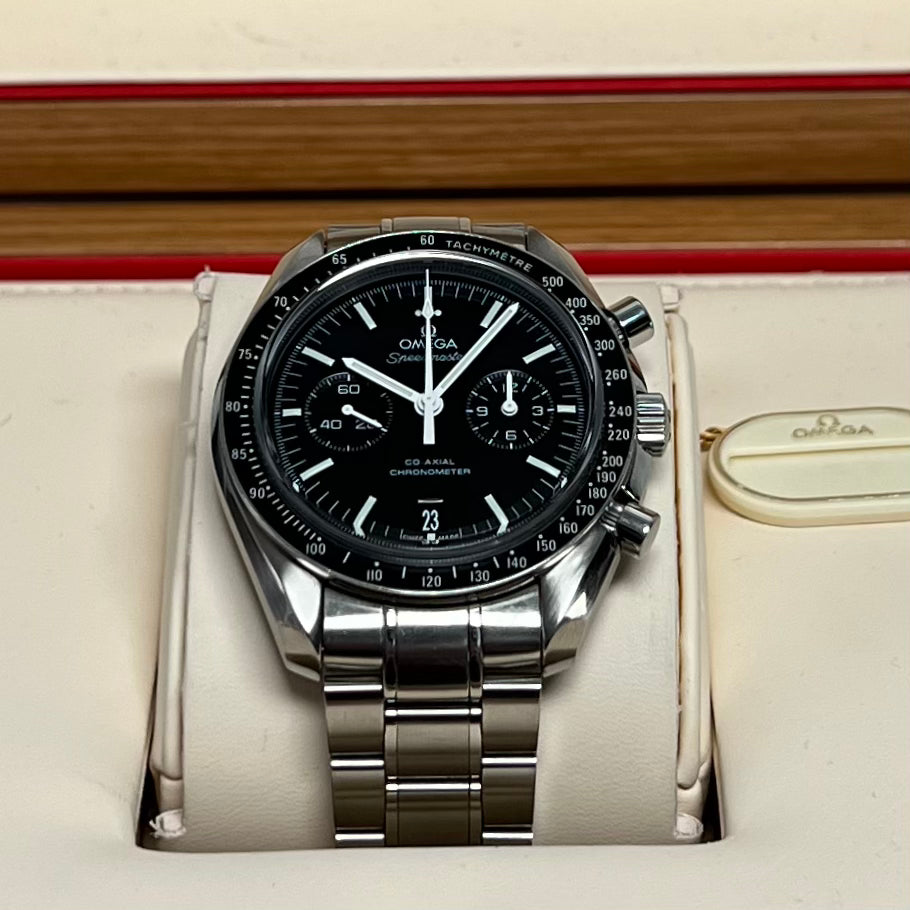 Omega Speedmaster Professional Moonwatch Chronograph with stainless steel bracelet