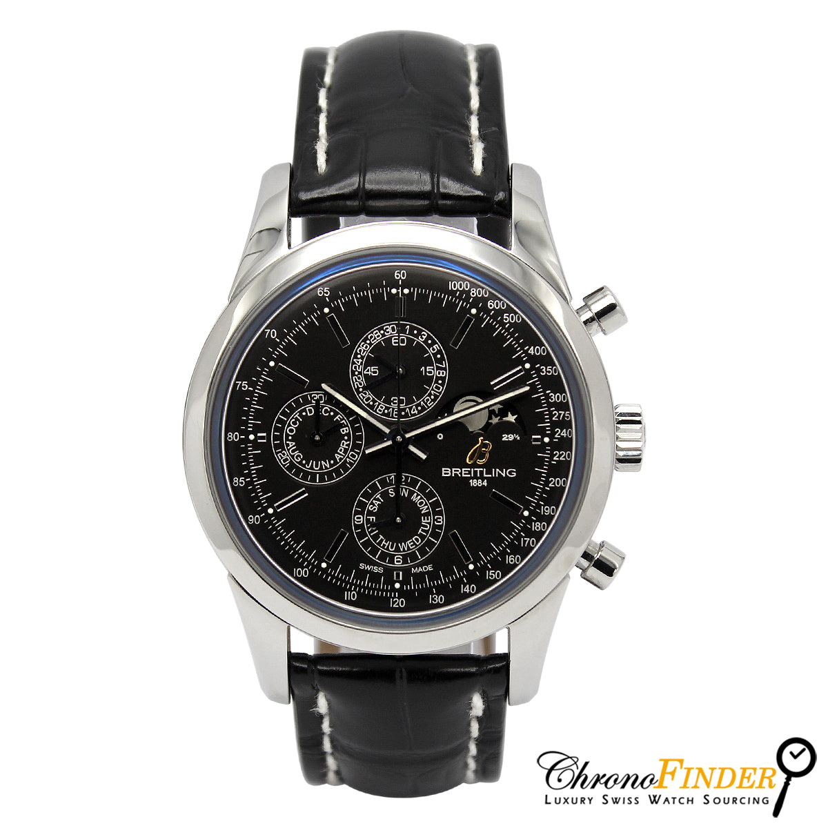 Transocean Chronograph 1461 Perpetual Moonphase A19310 Chronofinder Ltd