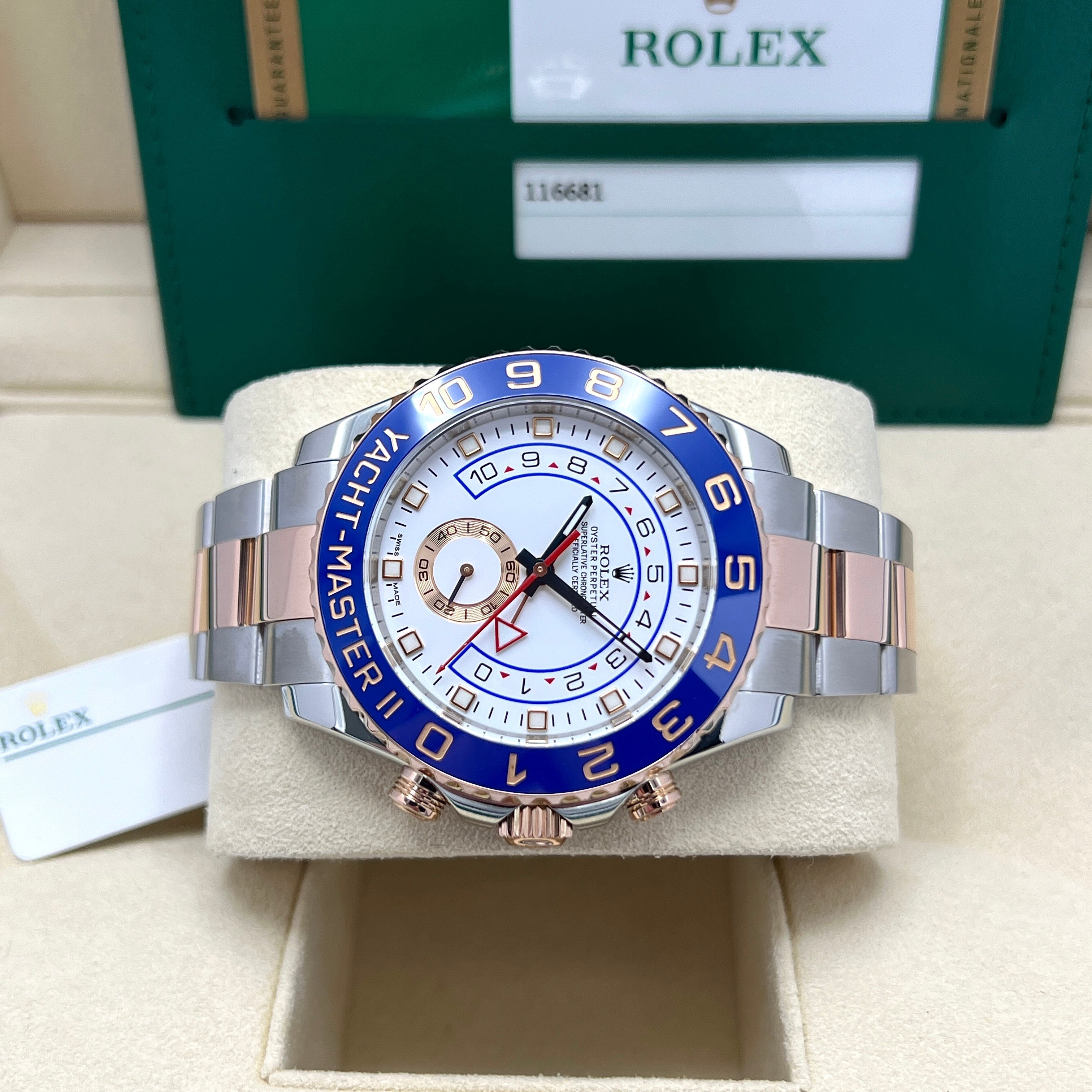 Yacht-Master II 116681 (Blue Hands) Chronofinder Ltd