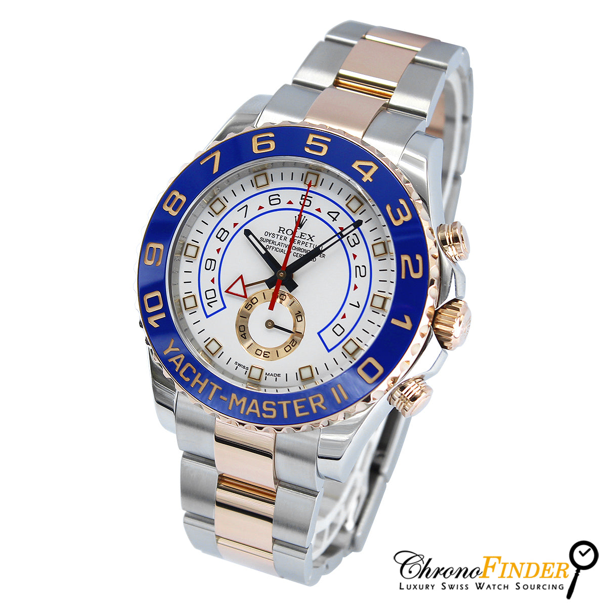 Yacht-Master II 116681 (Blue Hands) Chronofinder Ltd